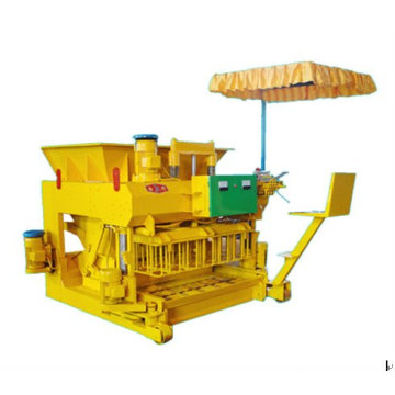 full automatic mobile brick making machinery for hollow bricks JQM-6A portable block making machine